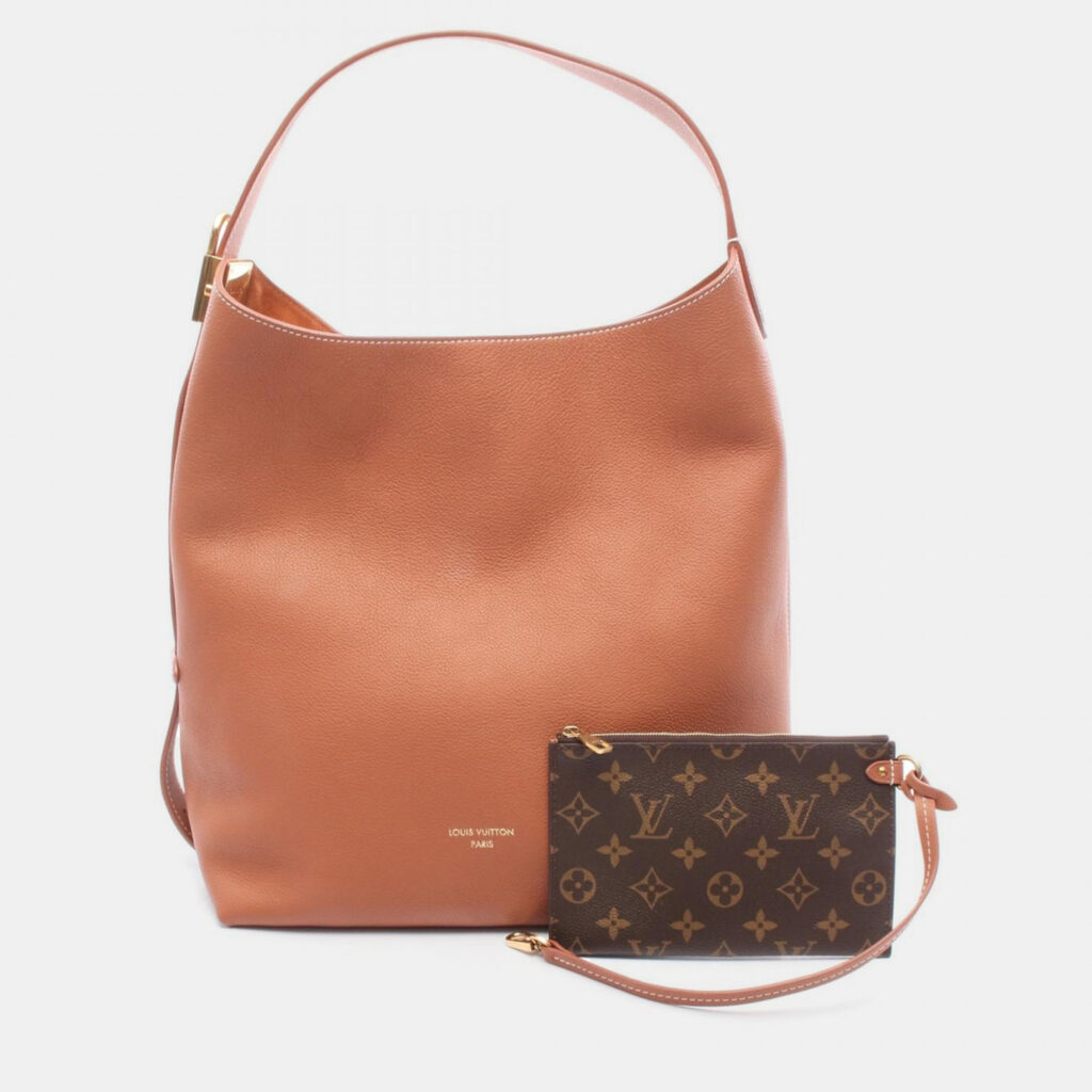 Louis Vuitton Low Key MM Cognac Brown Leather Hobo