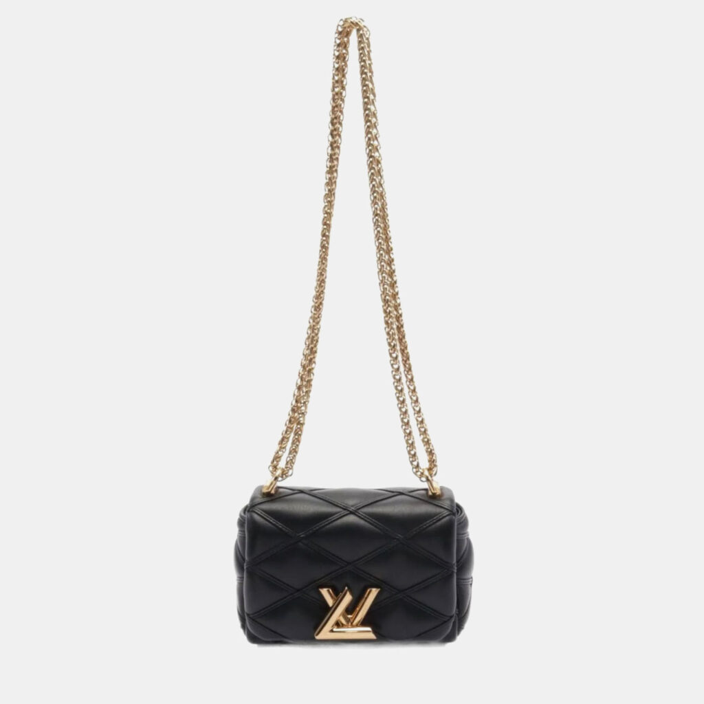 Louis Vuitton Pico GO-14 Black Leather Shoulder Bag Louis Vuitton Pico GO-14 Black Leather Shoulder Bag