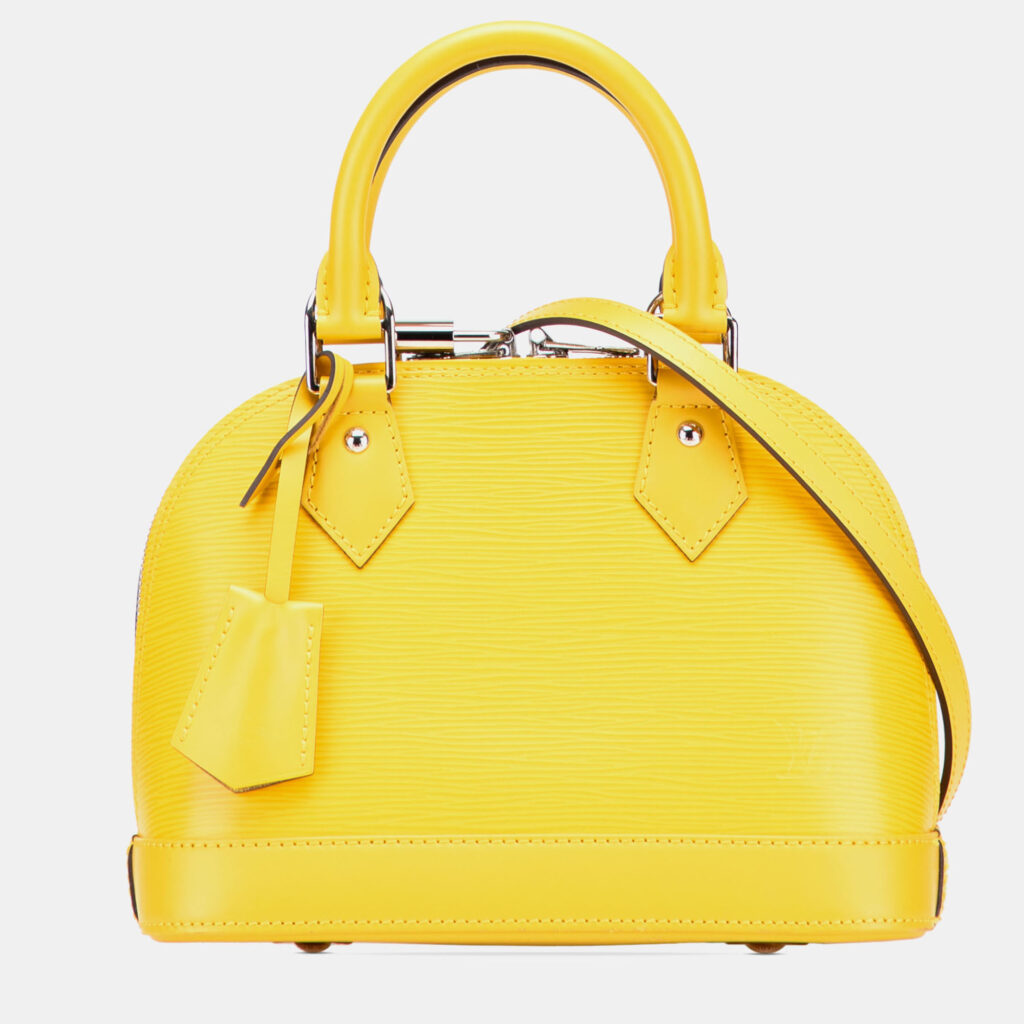 Louis Vuitton Yellow Epi Alma BB Louis Vuitton Yellow Epi Alma BB