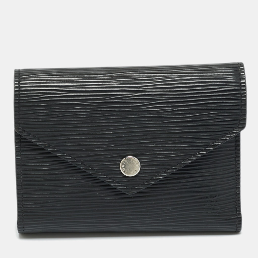 Louis Vuitton Black Epi Leather Victorine Wallet Louis Vuitton Black Epi Leather Victorine Wallet