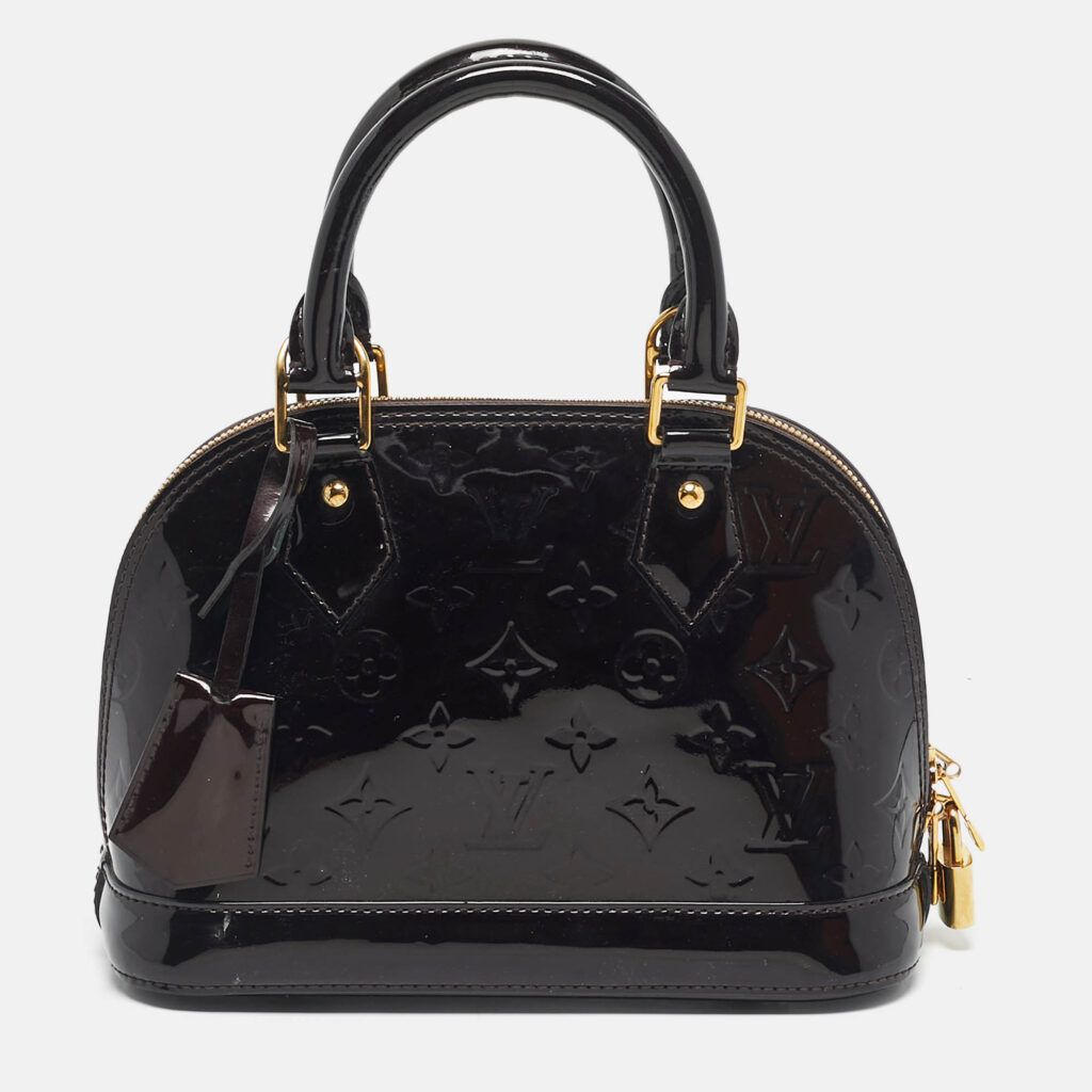 Louis Vuitton Amarante Monogram Vernis Alma BB Bag