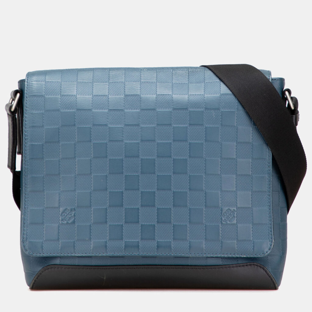 Louis Vuitton Blue Damier Infini District PM Louis Vuitton Blue Damier Infini District PM