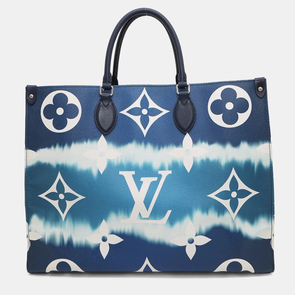 Louis Vuitton OnTheGo Blue Monogram LV Escale Size GM Louis Vuitton OnTheGo Blue Monogram LV Escale Size GM