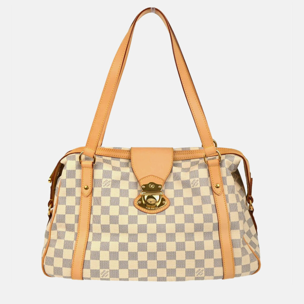 Louis Vuitton Stresa PM Damier Azur Coated Canvas Shoulder Bag Louis Vuitton Stresa PM Damier Azur Coated Canvas Shoulder Bag