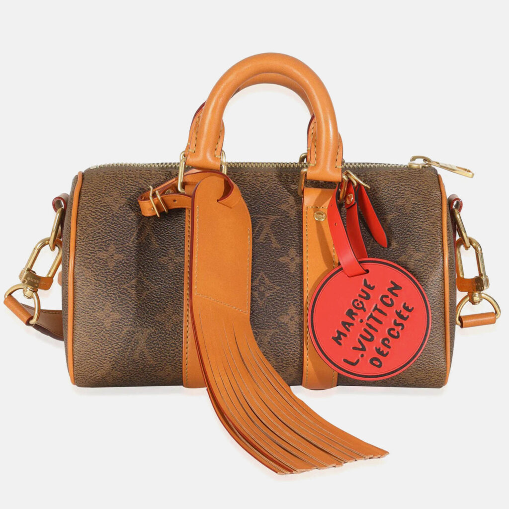 Louis Vuitton Monogram Dust Canvas Keepall Bandouliere 25 Louis Vuitton Monogram Dust Canvas Keepall Bandouliere 25
