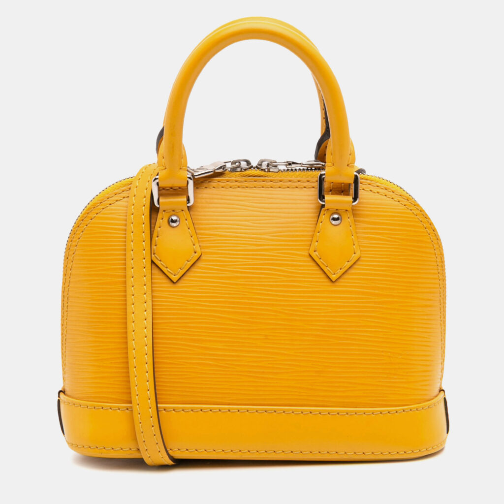 Louis Vuitton Yellow Epi Nano Alma Louis Vuitton Yellow Epi Nano Alma