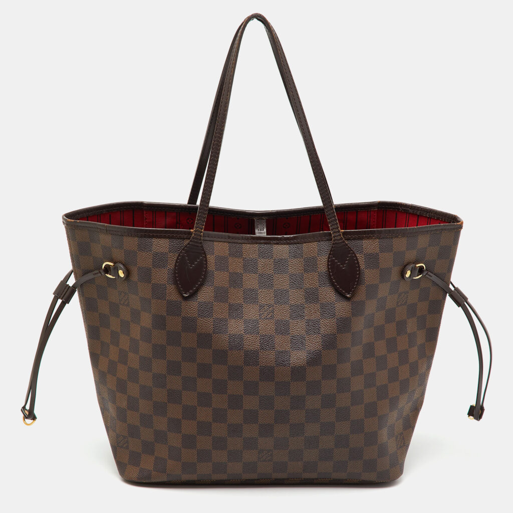 Louis Vuitton Damier Ebene Canvas Neverfull MM Bag
