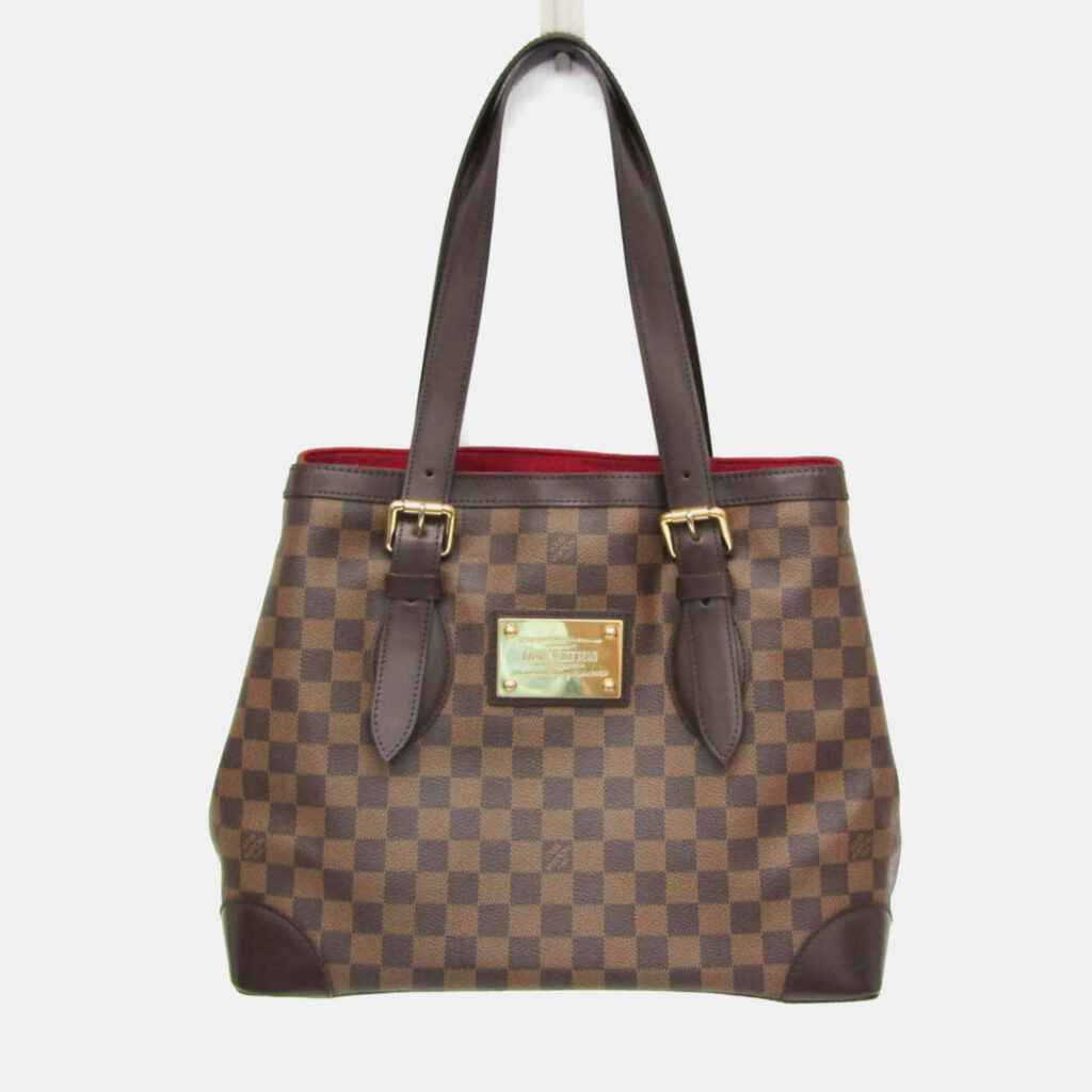 Louis Vuitton Hampstead MM Damier Ebene Canvas Shoulder Bag Louis Vuitton Hampstead MM Damier Ebene Canvas Shoulder Bag