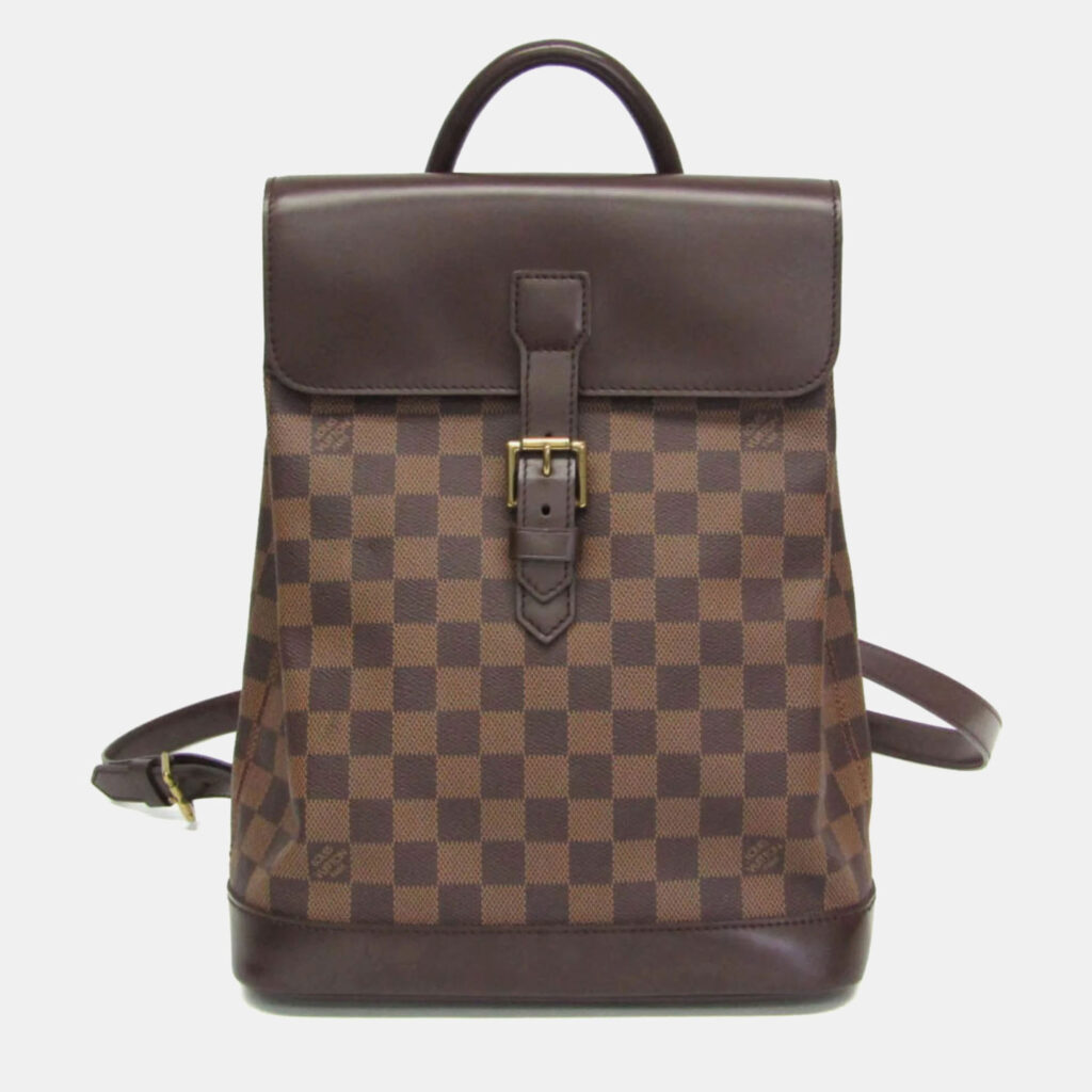 Louis Vuitton Soho Damier Ebene Canvas Backpack Louis Vuitton Soho Damier Ebene Canvas Backpack