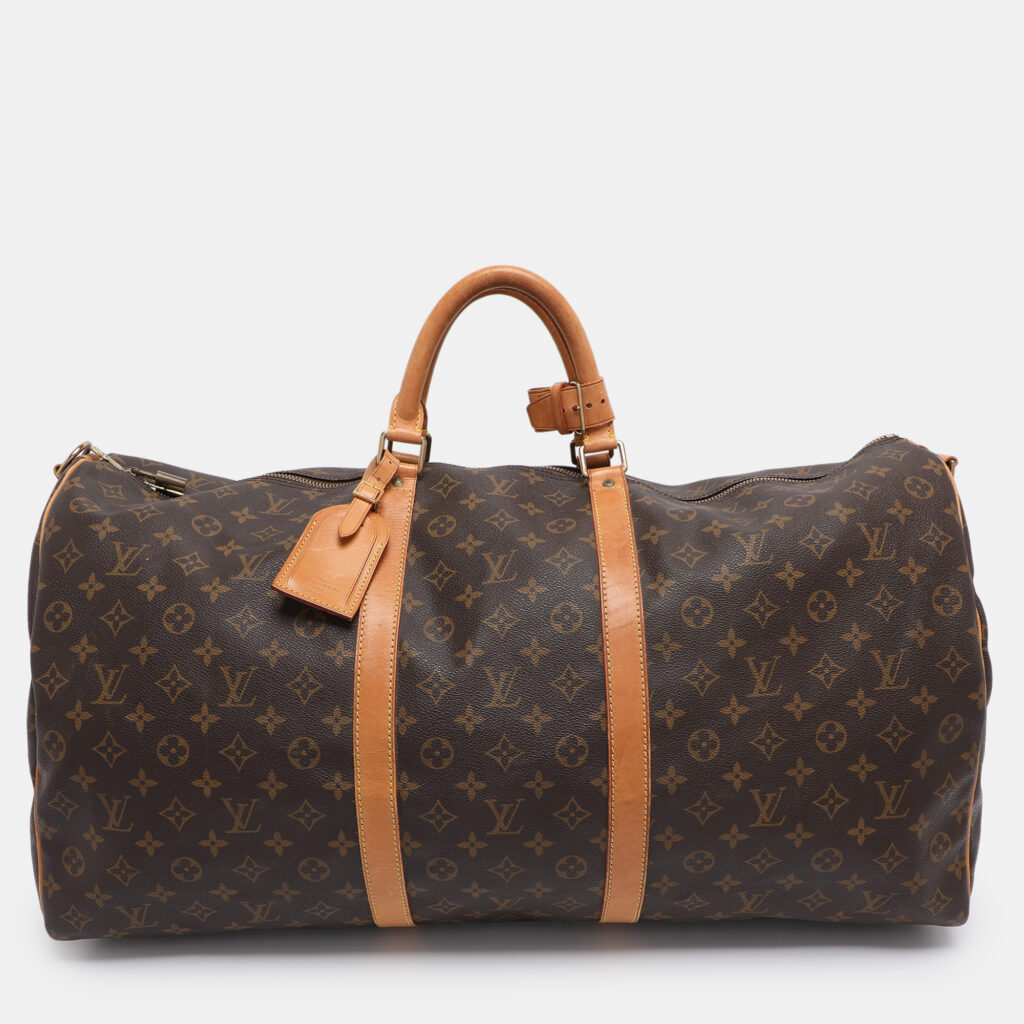 Louis Vuitton Monogram Canvas Keepall Bandouliere 60 Bag