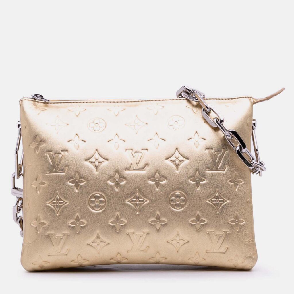 Louis Vuitton Gold Monogram Coussin PM Louis Vuitton Gold Monogram Coussin PM