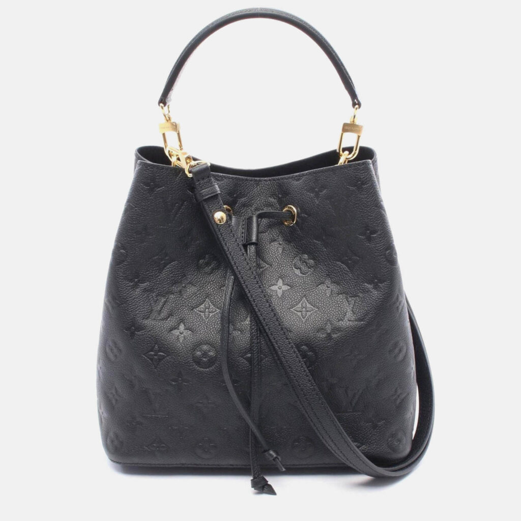 Louis Vuitton Neonoe Black Monogram Empreinte Leather Handbag