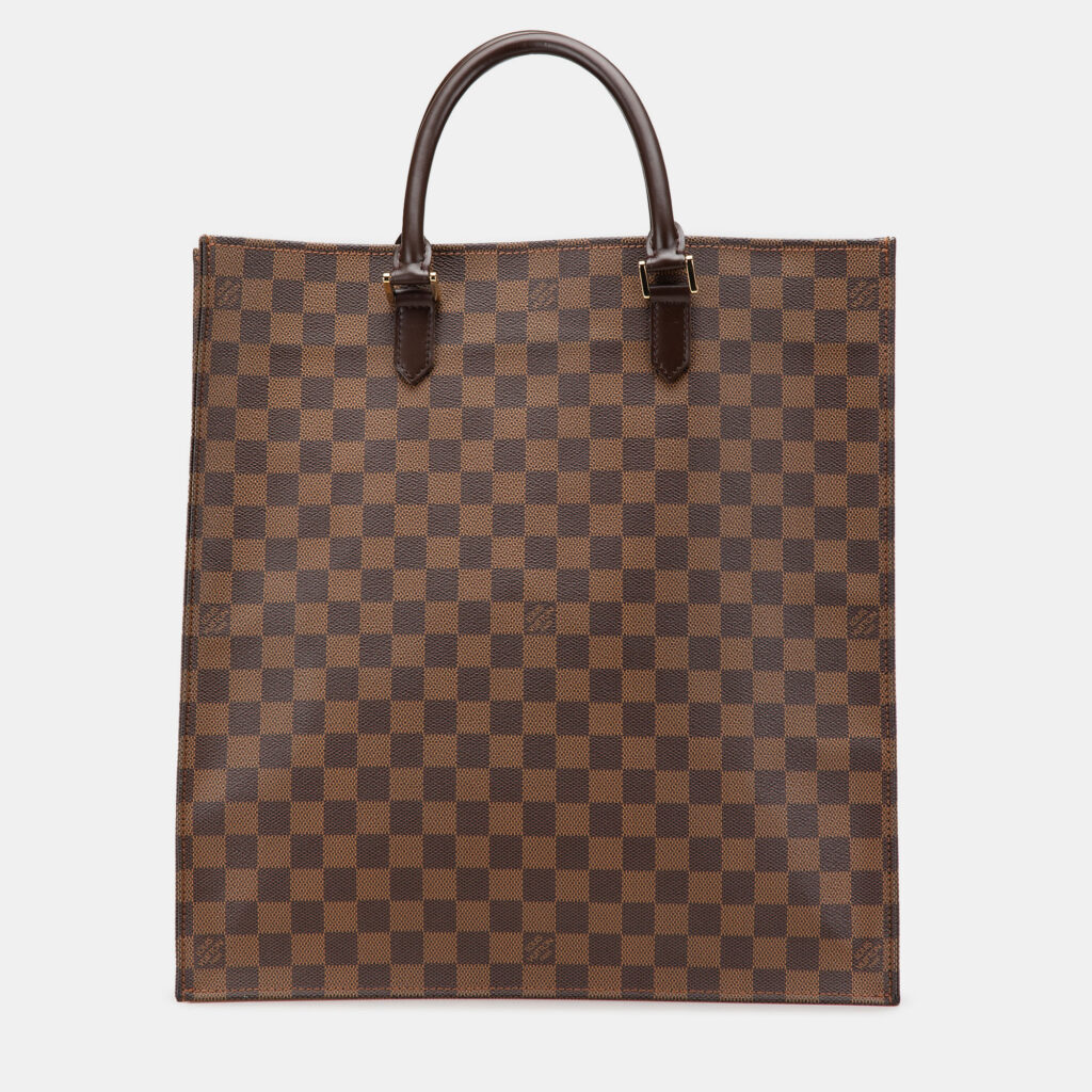 Louis Vuitton Brown Damier Ebene Sac Plat Louis Vuitton Brown Damier Ebene Sac Plat