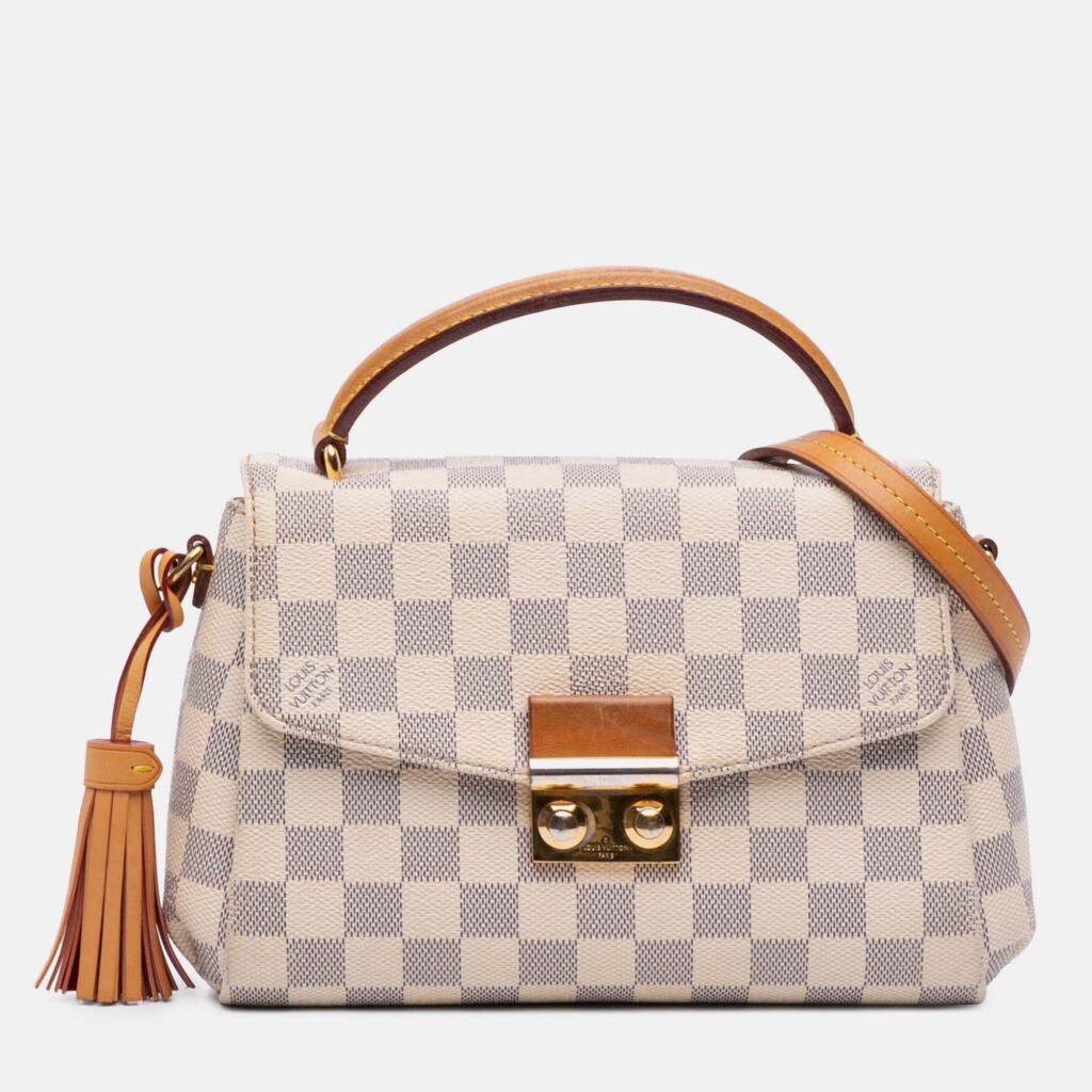 Louis Vuitton White Damier Azur Croisette Louis Vuitton White Damier Azur Croisette