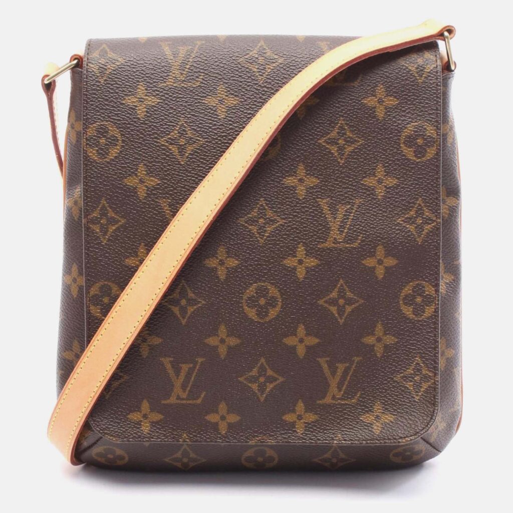Louis Vuitton Musette Salsa Short Shoulder Bag M51258 Monogram Used Lv Brown