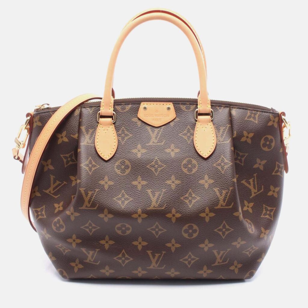 Louis Vuitton Turenne Pm Shoulder Handbag M48813 Monogram Canvas Used Women Lv