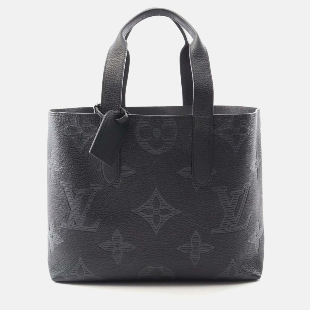 Louis Vuitton Cabas Voyage Nv Tote Bag M57290 Leather Monogram Giant Shadow Bk
