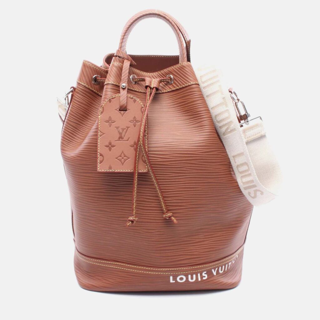 Louis Vuitton Maxi Noe Sling Shoulder Handbag M23117 Epi Leather Brown Cognac Louis Vuitton Maxi Noe Sling Shoulder Handbag M23117 Epi Leather Brown Cognac