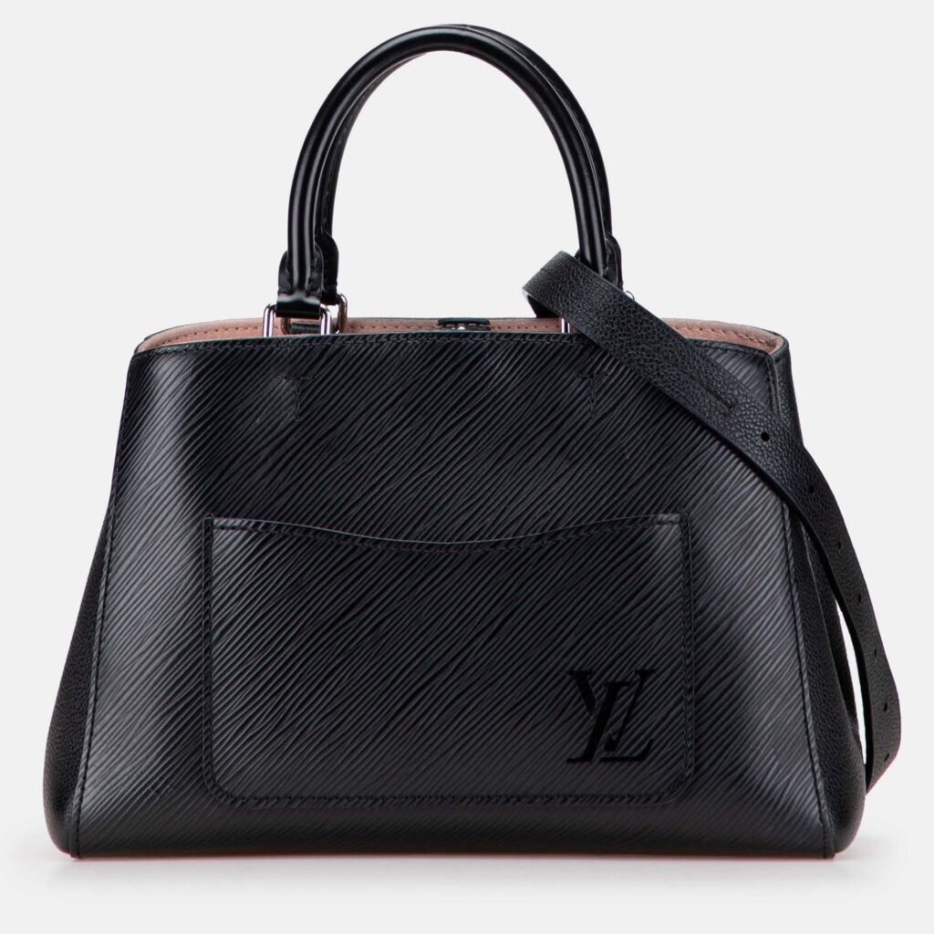 Louis Vuitton Black Epi Marelle Satchel Louis Vuitton Black Epi Marelle Satchel