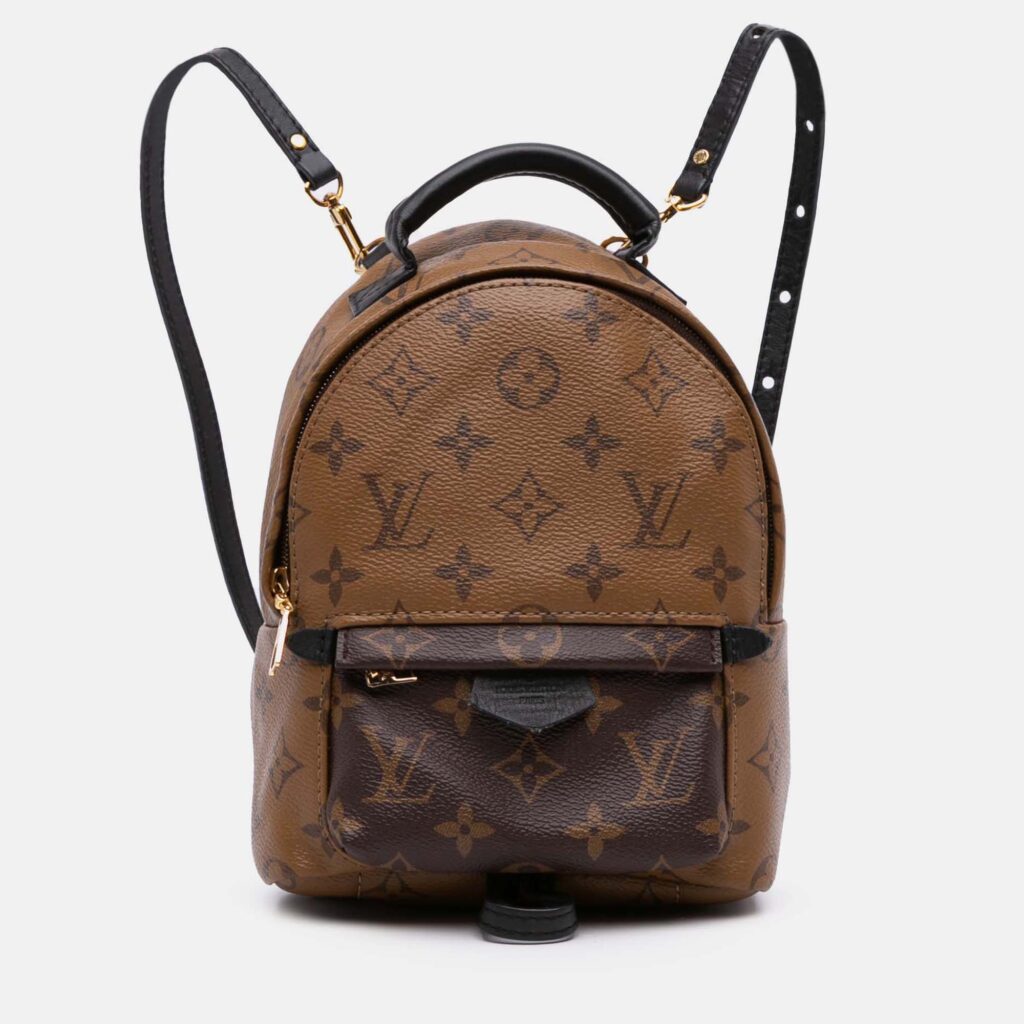 Louis Vuitton Brown Monogram Reverse Mini Palm Springs Louis Vuitton Brown Monogram Reverse Mini Palm Springs