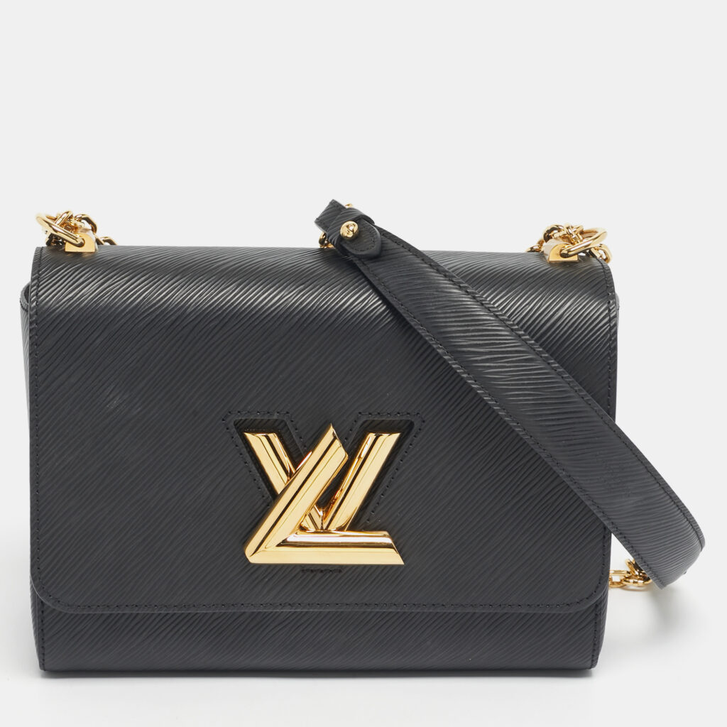Louis Vuitton Black Epi Leather Twist MM Bag