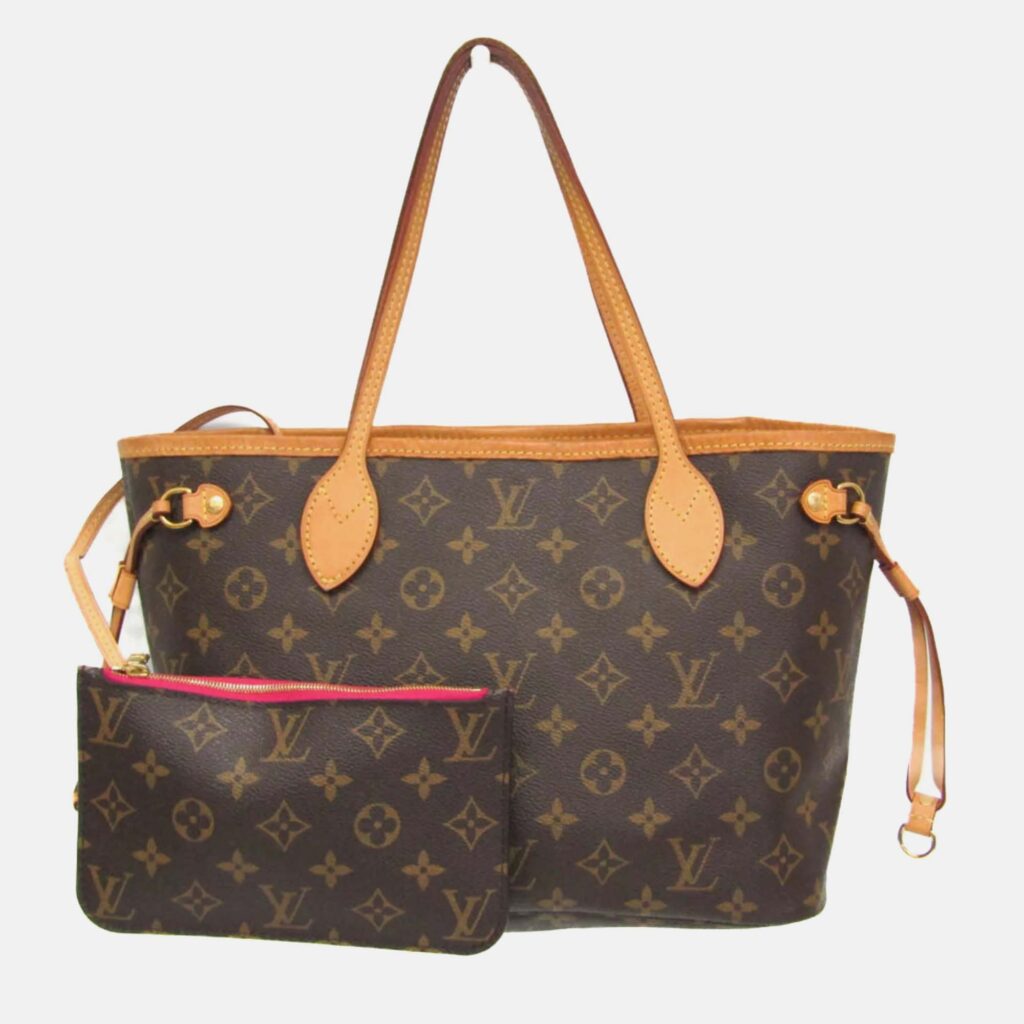Louis Vuitton Neverfull PM Brown Monogram Coated Canvas Tote Bag