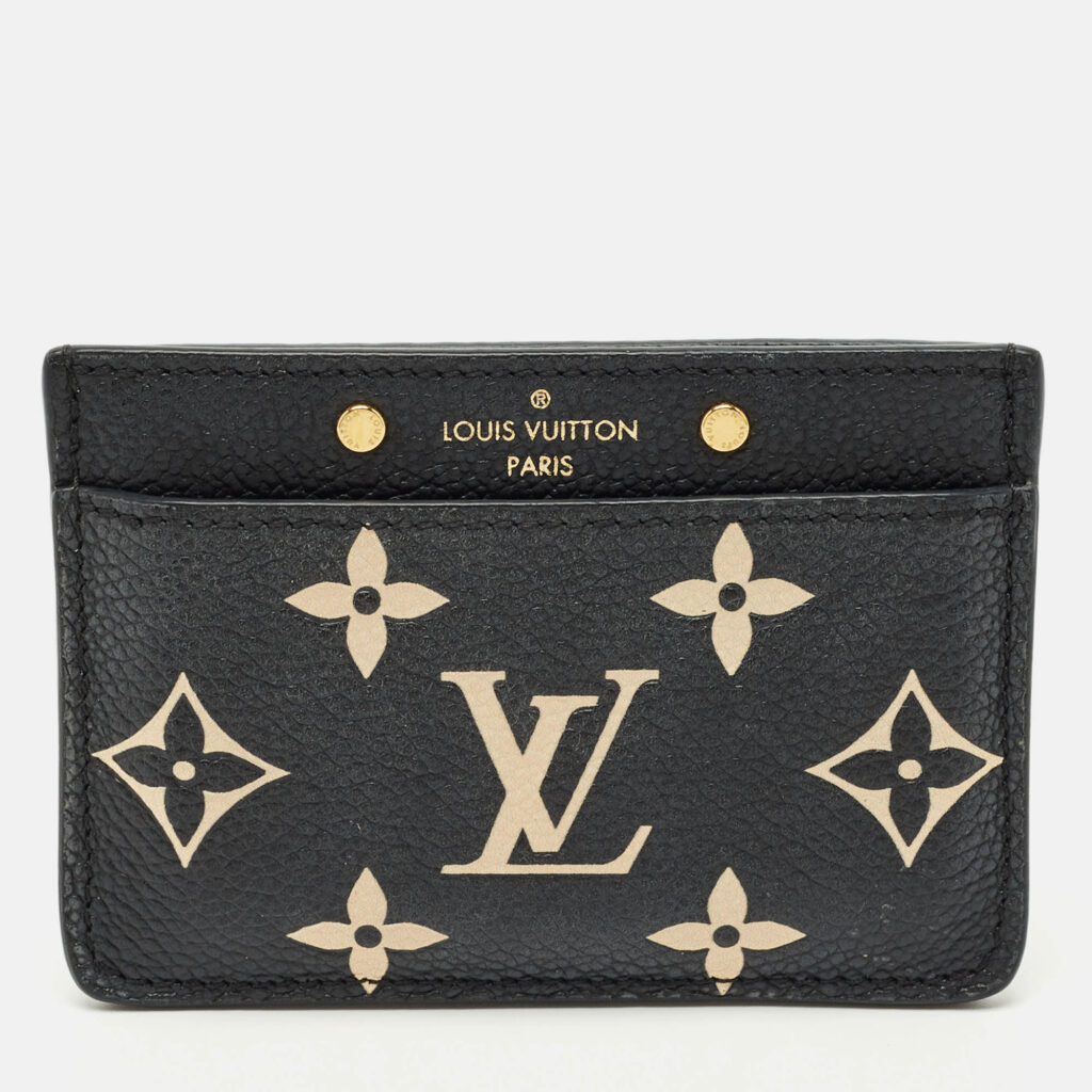 luxury-women-louis-vuitton-used-handbags-p1202106-005-1.jpg Louis Vuitton Bicolour Monogram Empreinte Leather Card Holder