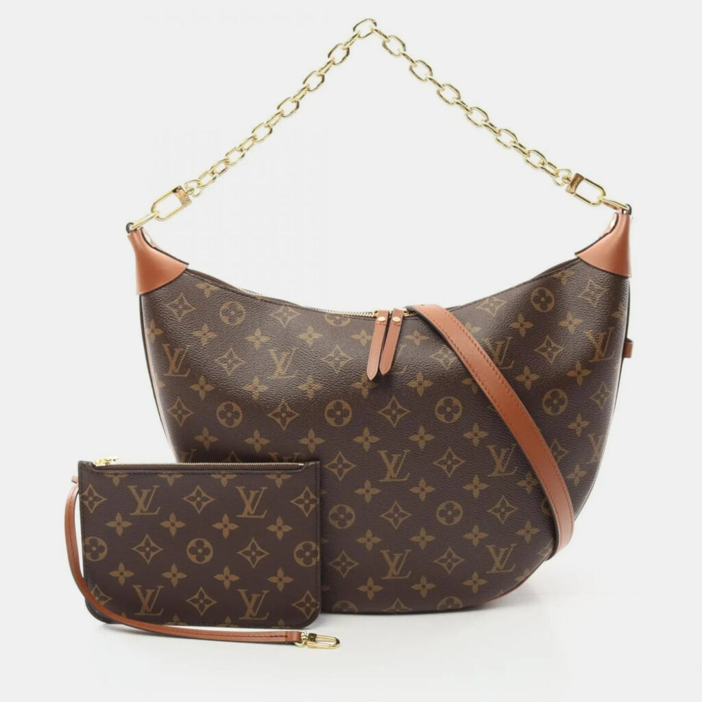 Louis Vuitton Loop Brown Reverse Monogram Canvas Hobo Bag Louis Vuitton Loop Brown Reverse Monogram Canvas Hobo Bag