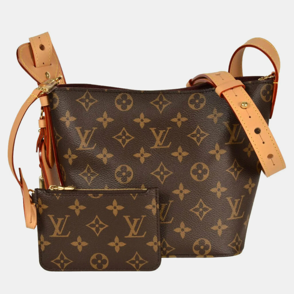 Louis Vuitton All-In BB Brown Monogram Canvas Shoulder Bag Louis Vuitton All-In BB Brown Monogram Canvas Shoulder Bag