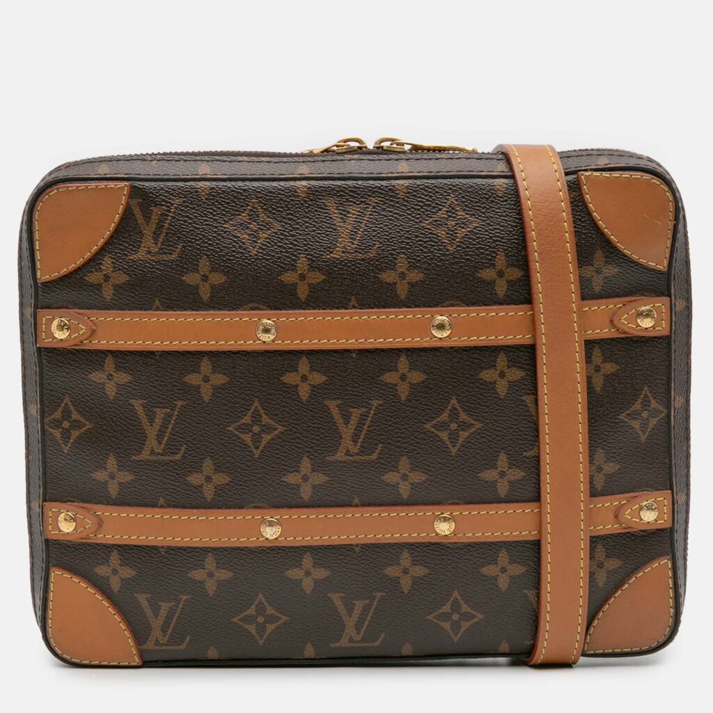 Louis Vuitton Brown Monogram Soft Trunk Messenger PM Louis Vuitton Brown Monogram Soft Trunk Messenger PM