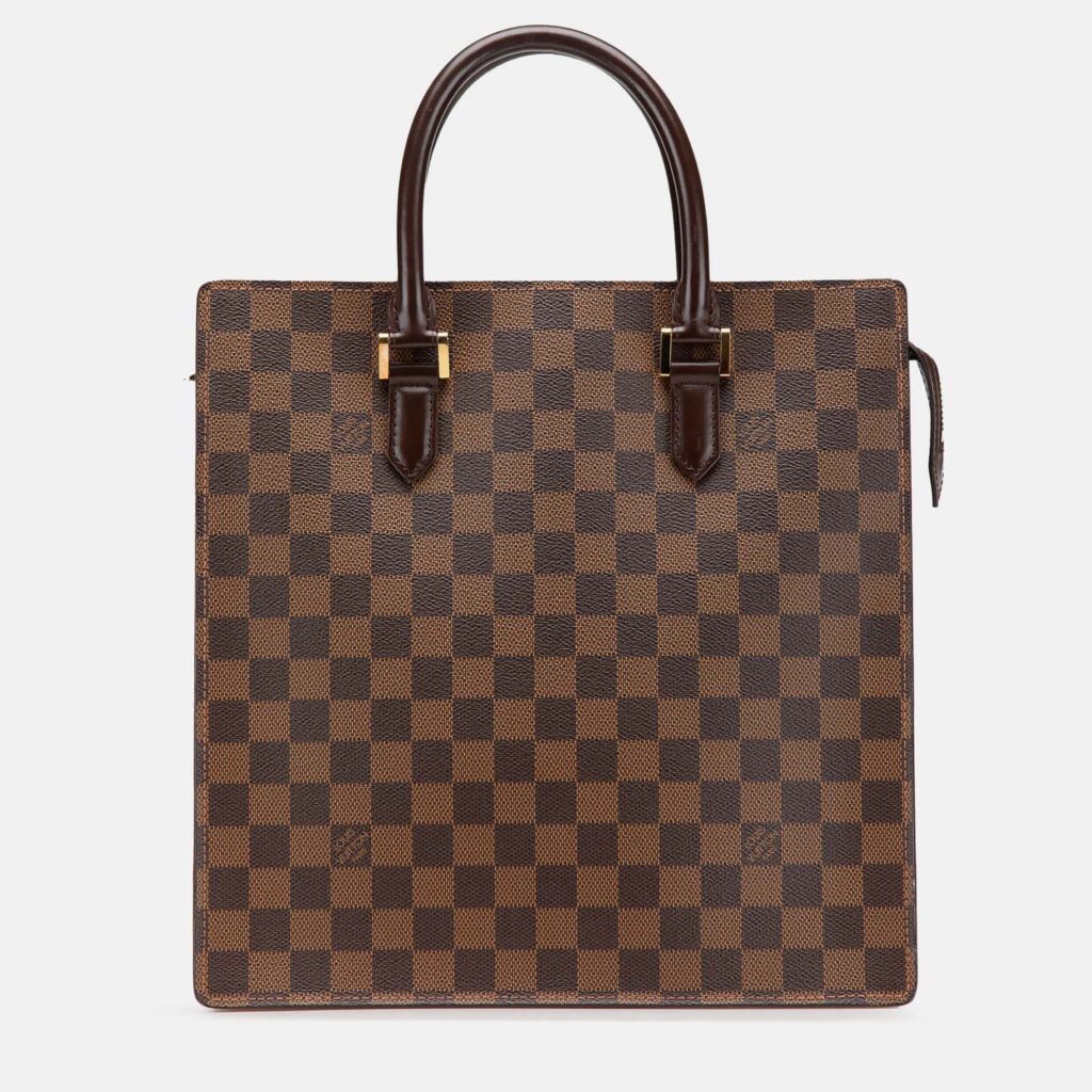 Louis Vuitton Brown Damier Ebene Venice Sac Plat Louis Vuitton Brown Damier Ebene Venice Sac Plat