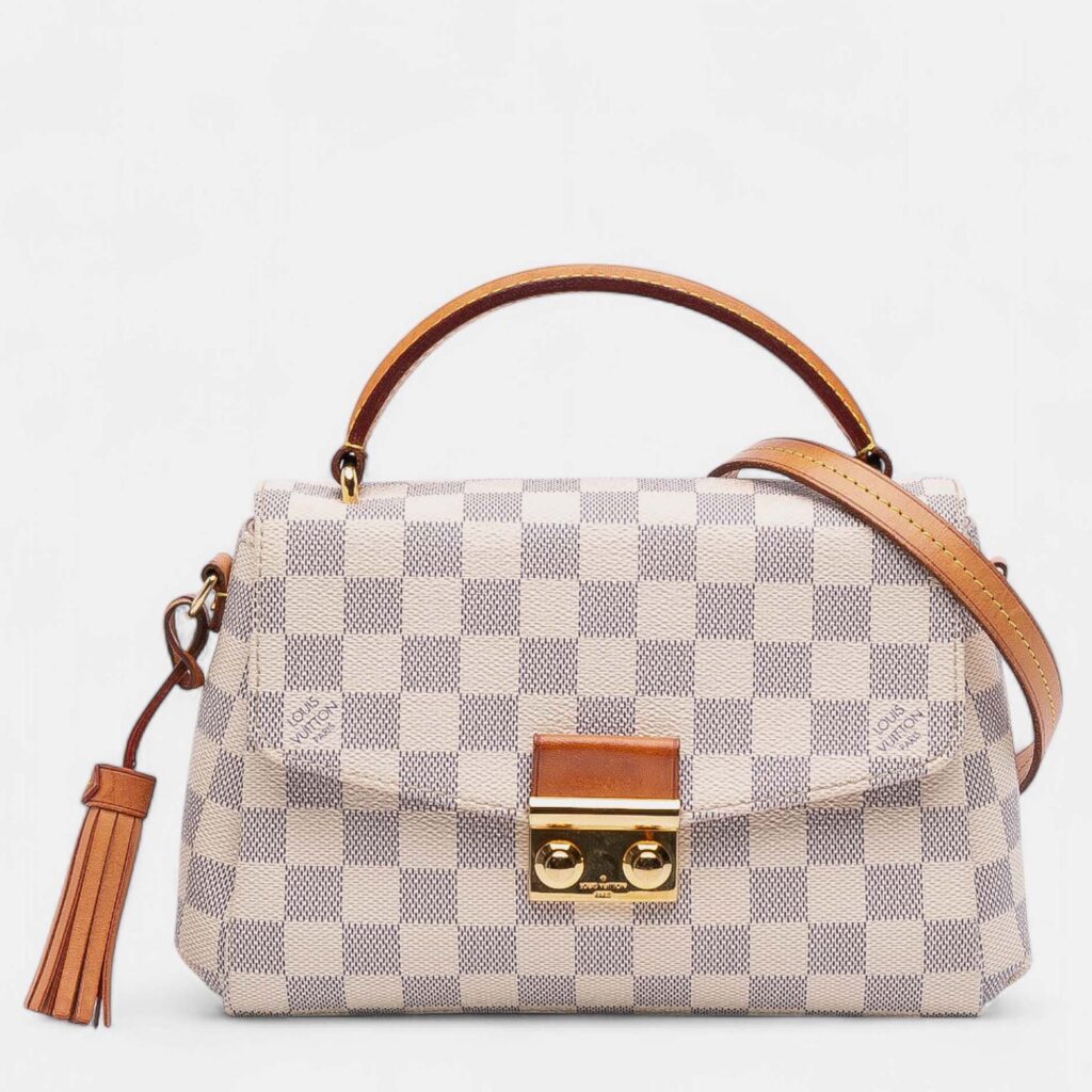 Louis Vuitton White Damier Azur Croisette Louis Vuitton White Damier Azur Croisette