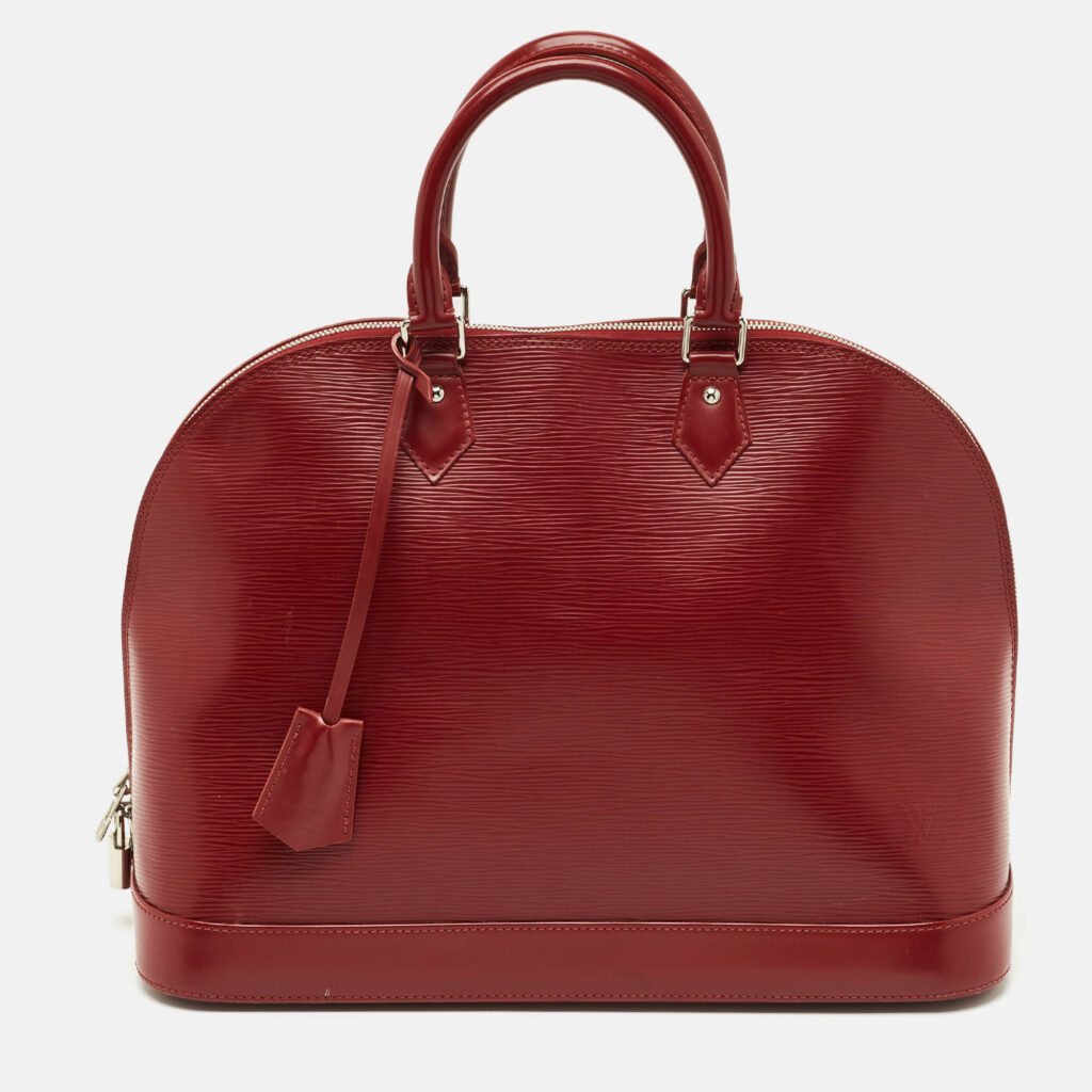 Louis Vuitton Rubis Epi Leather Alma GM Bag Louis Vuitton Rubis Epi Leather Alma GM Bag