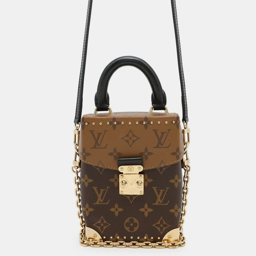 Louis Vuitton Camera Box Noir Monogram Reverse Canvas Handbag Louis Vuitton Camera Box Noir Monogram Reverse Canvas Handbag