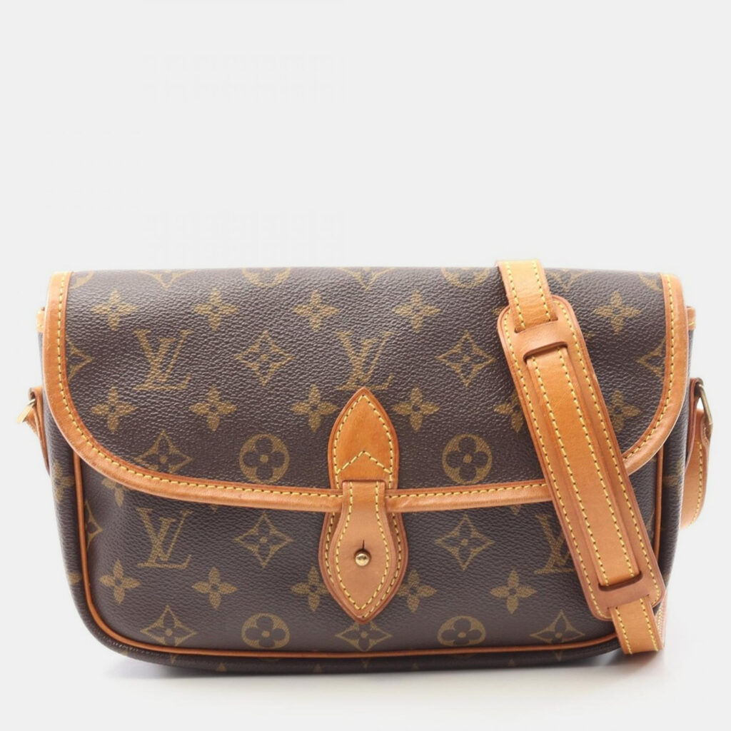 Louis Vuitton Gibeciere Pm Shoulder Bag Crossbody Monogram Brown Louis Vuitton Gibeciere Pm Shoulder Bag Crossbody Monogram Brown
