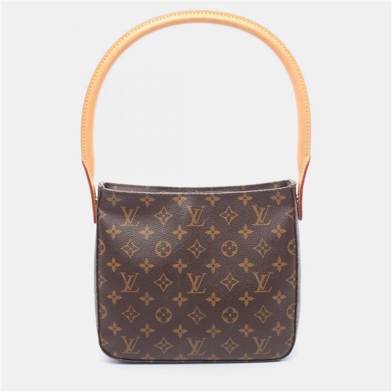 Louis Vuitton Looping MM One Shoulder Bag Monogram Brown Louis Vuitton Looping MM One Shoulder Bag Monogram Brown