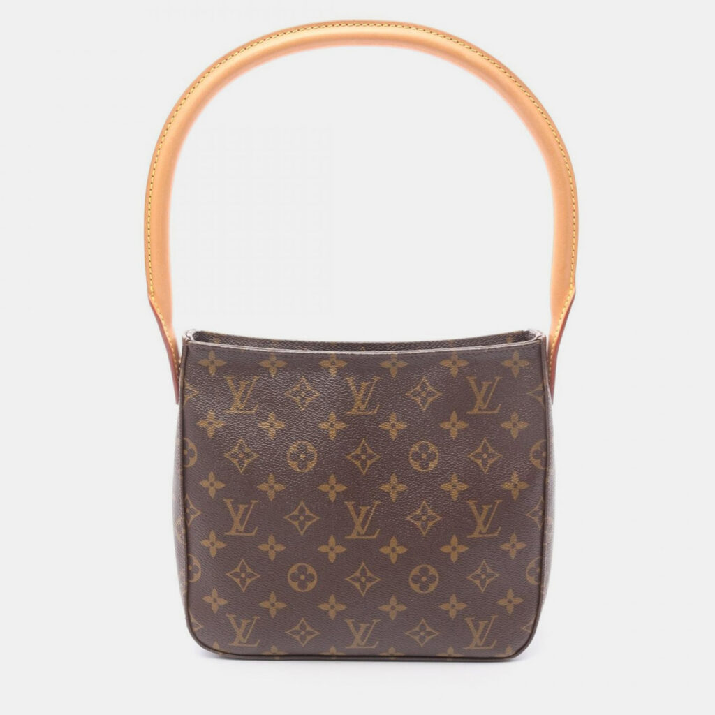 Louis Vuitton Looping MM One Shoulder Bag Monogram Brown Louis Vuitton Looping MM One Shoulder Bag Monogram Brown