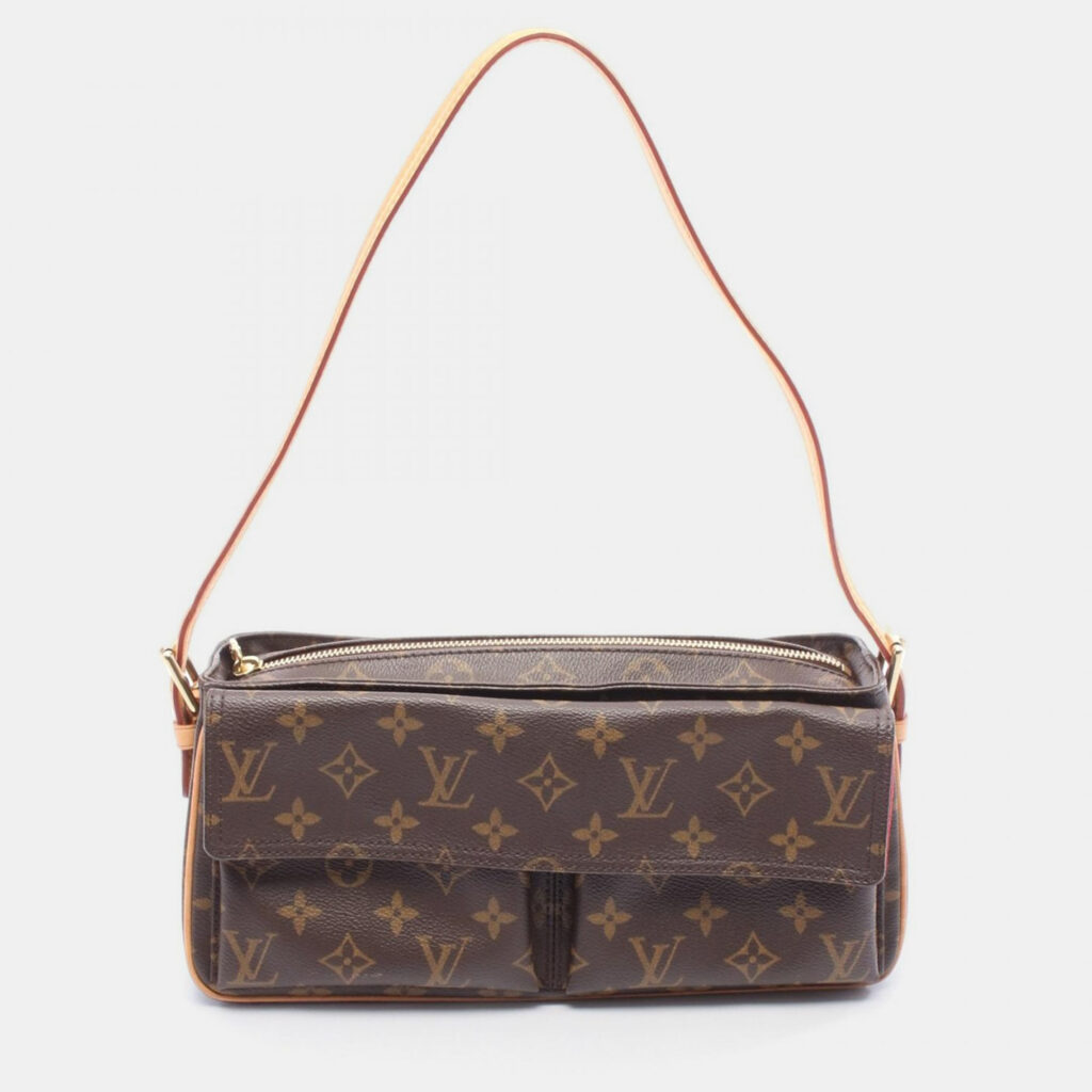 Louis Vuitton Vivacite Mm Shoulder Hand Bag Monogram Canvas Louis Vuitton Vivacite Mm Shoulder Hand Bag Monogram Canvas