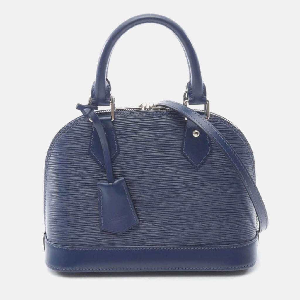 Louis Vuitton Alma Bb Epi Blue Indigo Louis Vuitton Alma Bb Epi Blue Indigo