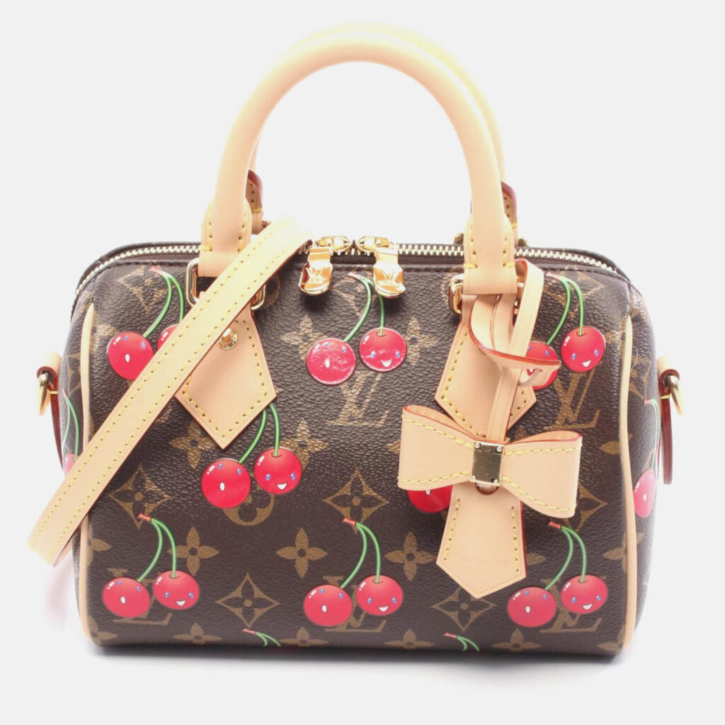 Louis Vuitton X Takashi Murakami Speedy 20 Shoulder Handbag Monogram Louis Vuitton X Takashi Murakami Speedy 20 Shoulder Handbag Monogram