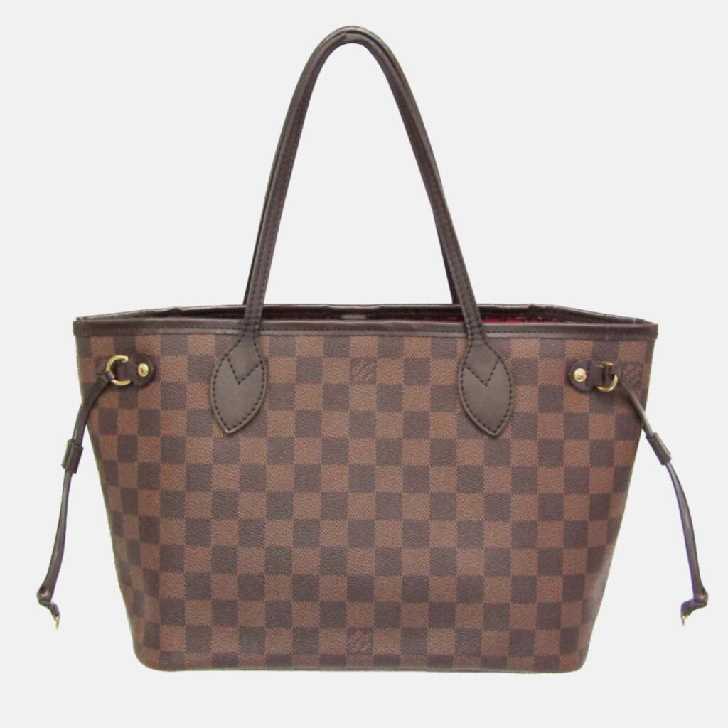 Louis Vuitton Neverfull PM Damier Ebene Coated Canvas Tote Bag Louis Vuitton Neverfull PM Damier Ebene Coated Canvas Tote Bag