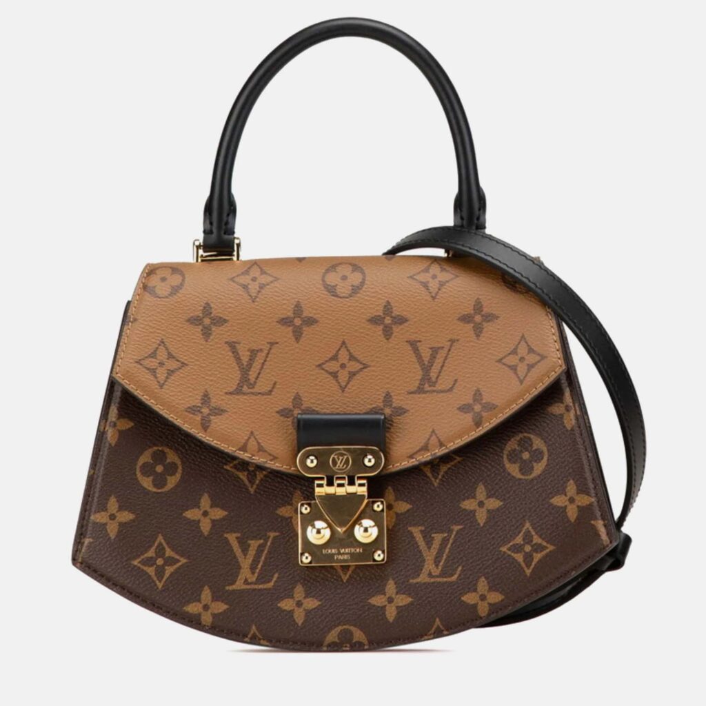 Louis Vuitton Tilsitt Monogram Reverse Canvas and Leather Shoulder Bag Louis Vuitton Tilsitt Monogram Reverse Canvas and Leather Shoulder Bag