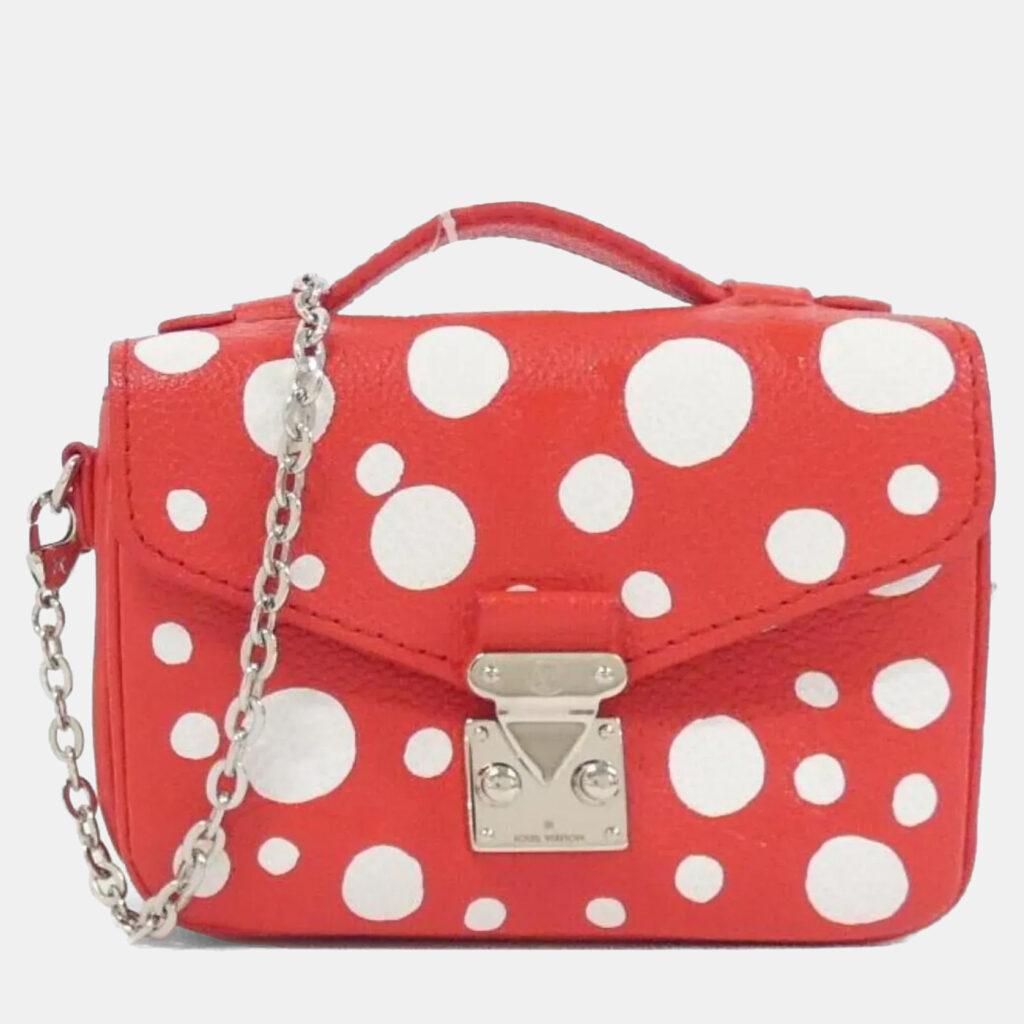 Louis Vuitton Micro Metis Rouge Monogram Empreinte Leather Shoulder Bag Louis Vuitton Micro Metis Rouge Monogram Empreinte Leather Shoulder Bag