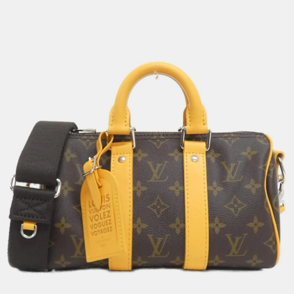 Louis Vuitton Keepall Bandouliere 25 Monogram Canvas and Leather Boston Bag Louis Vuitton Keepall Bandouliere 25 Monogram Canvas and Leather Boston Bag