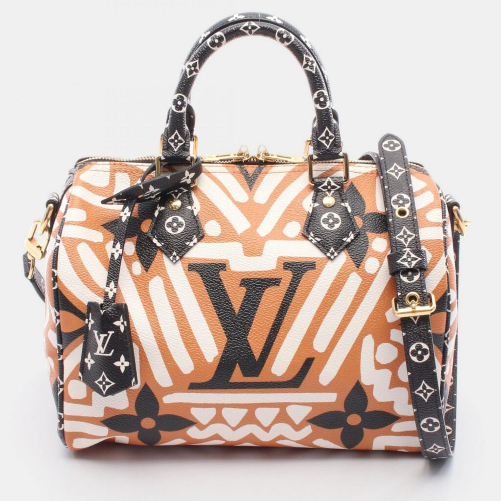 Louis Vuitton Speedy Bandouliere 25 Coated Multicolor Canvas Crafty Monogram Handbag Louis Vuitton Speedy Bandouliere 25 Coated Multicolor Canvas Crafty Monogram Handbag