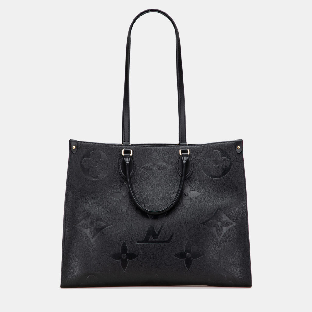 Louis Vuitton Black Monogram Empreinte Onthego GM Louis Vuitton Black Monogram Empreinte Onthego GM