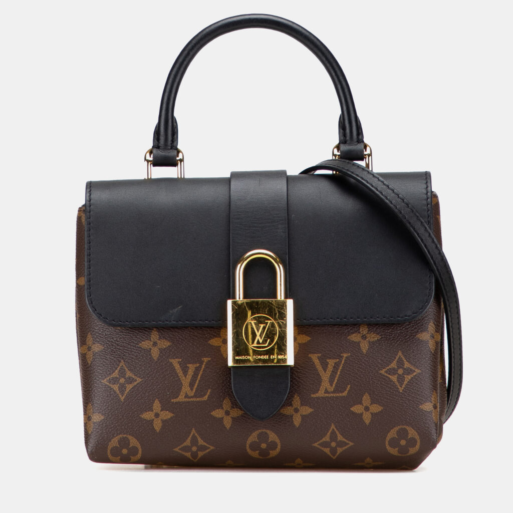 Louis Vuitton Black Brown Monogram Locky BB Louis Vuitton Black Brown Monogram Locky BB