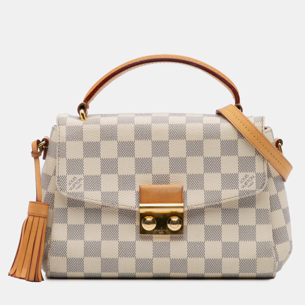 Louis Vuitton White Damier Azur Croisette Louis Vuitton White Damier Azur Croisette