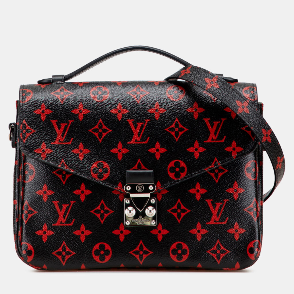 Louis Vuitton Black Monogram Infrarouge Pochette Metis Louis Vuitton Black Monogram Infrarouge Pochette Metis