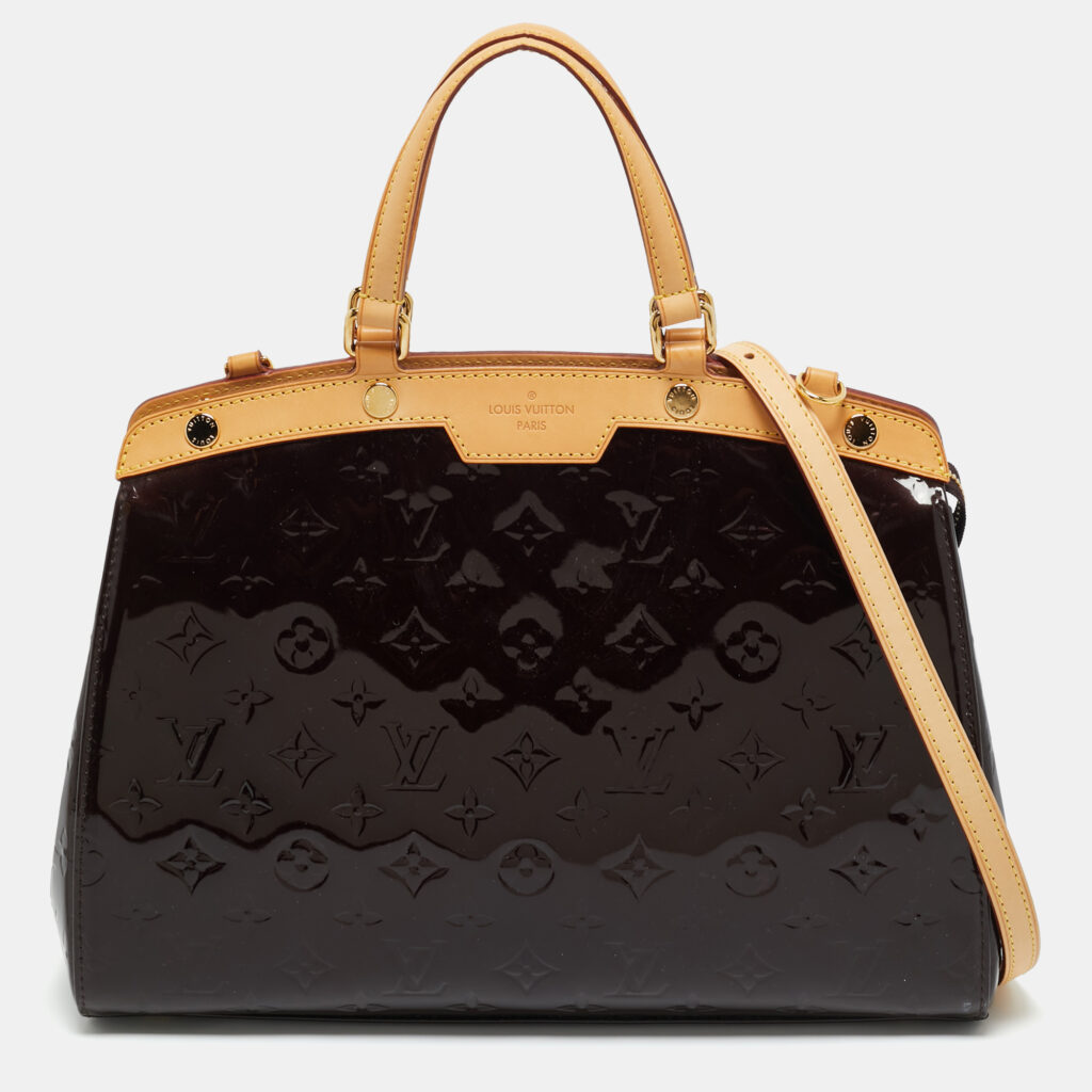 Louis Vuitton Amarante Monogram Vernis Brea MM Bag Louis Vuitton Amarante Monogram Vernis Brea MM Bag
